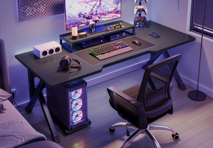 Bàn chữ K 1m4 kiểu gaming