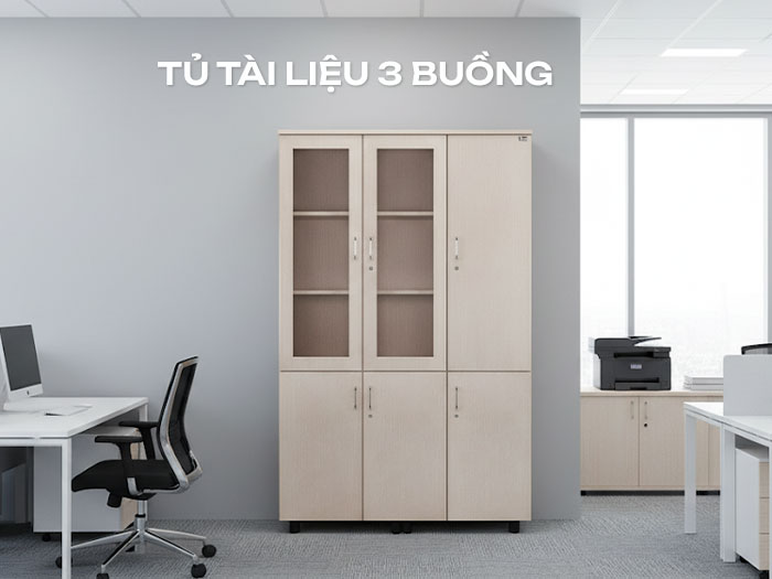 Tủ tài liệu 3 buồng