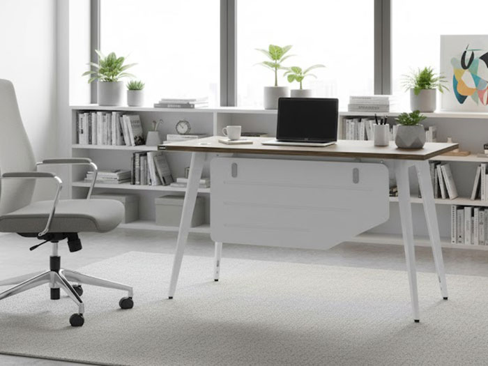 Bàn làm việc chân sắt 1m2