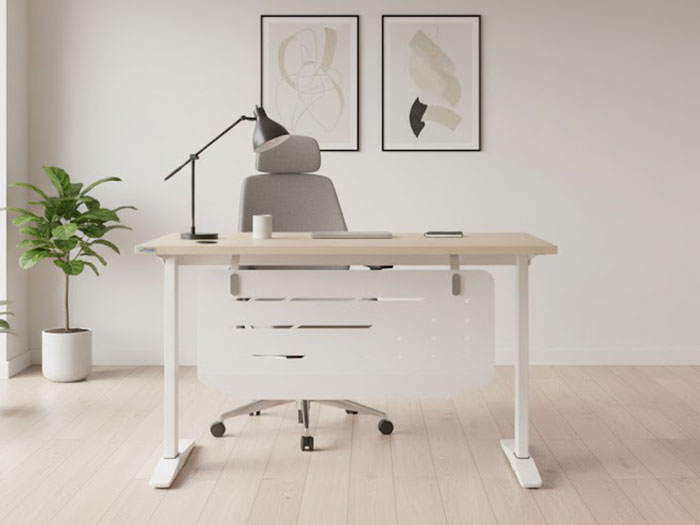 Bàn làm việc chân sắt 1m2