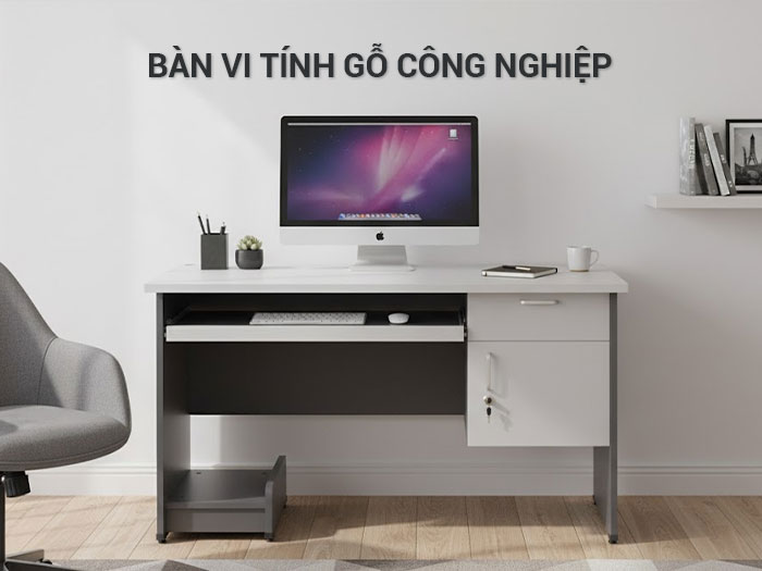 Bàn vi tính gỗ công nghiệp