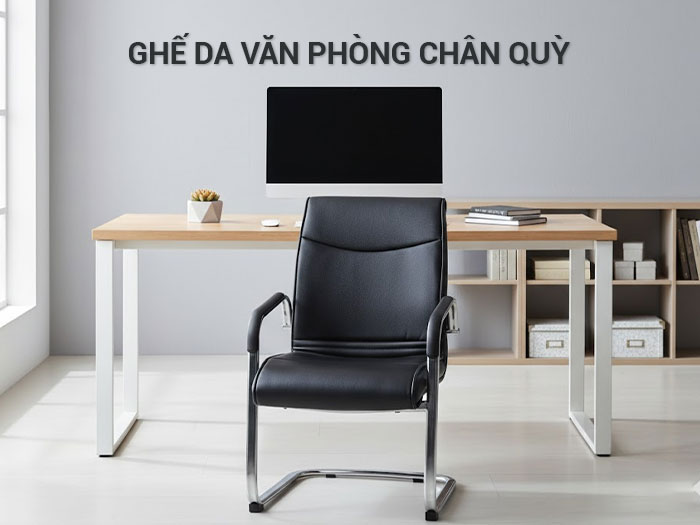 Ghế da văn phòng chân quỳ