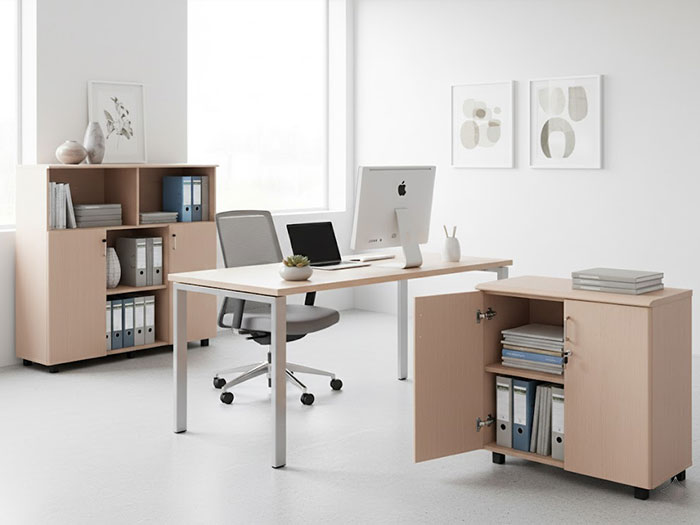 Tủ tài liệu thấp 2 cánh