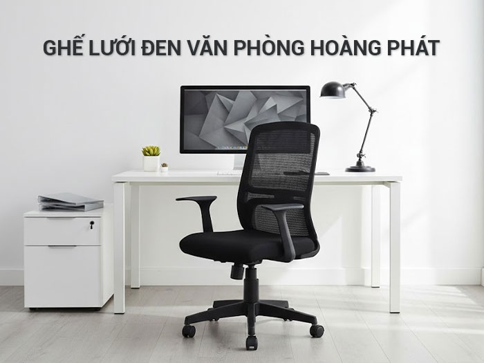 Ghế lưới đen văn phòng