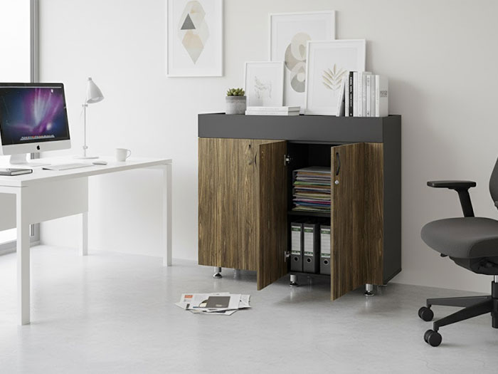 Tủ tài liệu thấp 3 cánh