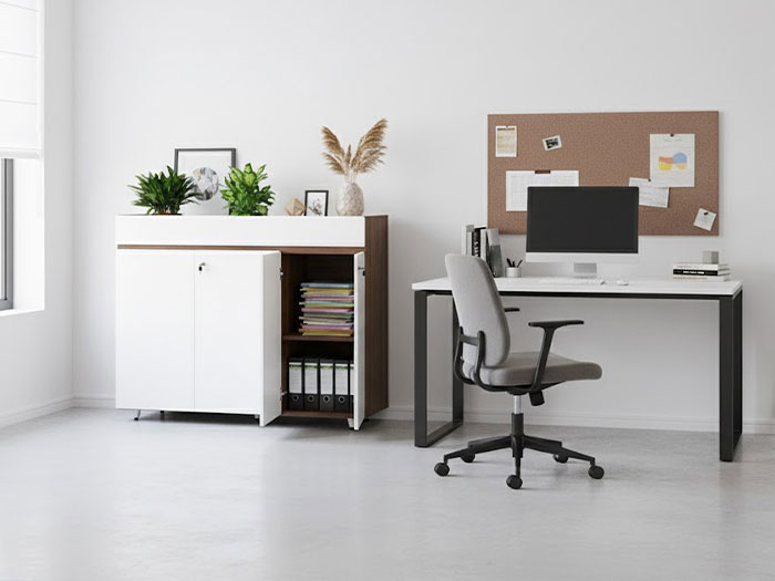 Tủ tài liệu thấp 3 cánh