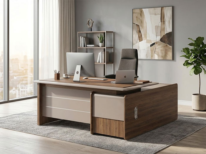 Bàn giám đốc gỗ công nghiệp