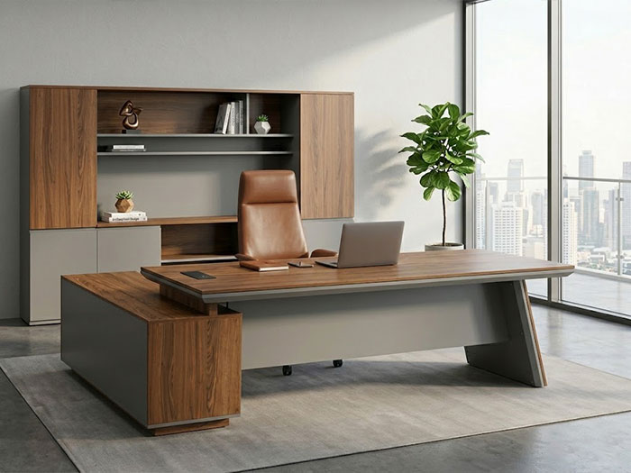 Bàn giám đốc gỗ công nghiệp