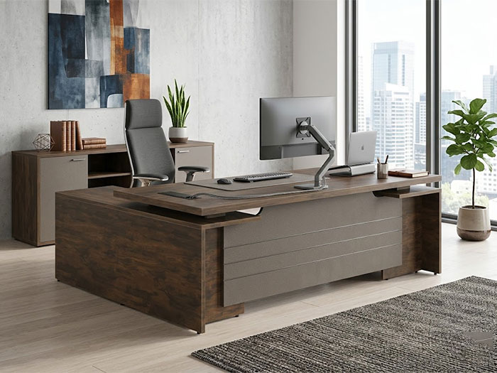 Bàn giám đốc gỗ công nghiệp