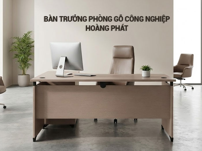 Bàn trưởng phòng gỗ công nghiệp