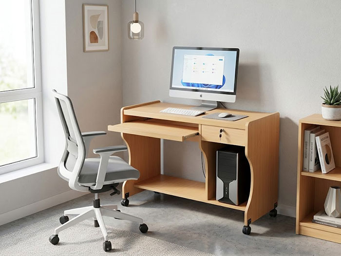 Bàn máy tính gỗ công nghiệp