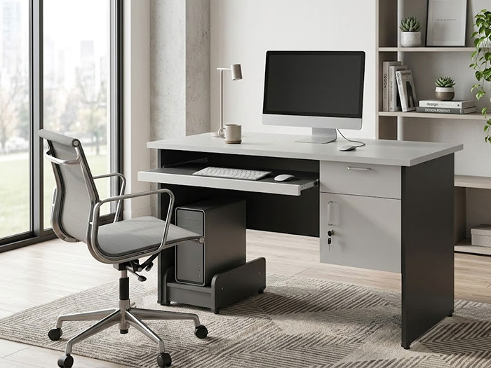 Bàn máy tính gỗ công nghiệp
