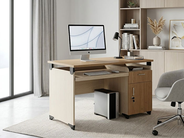 Bàn máy tính gỗ công nghiệp