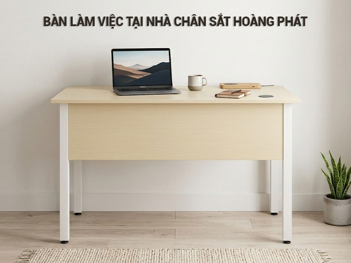 Bàn làm việc tại nhà chân sắt