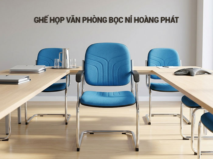 Ghế họp văn phòng bọc nỉ Hoàng Phát