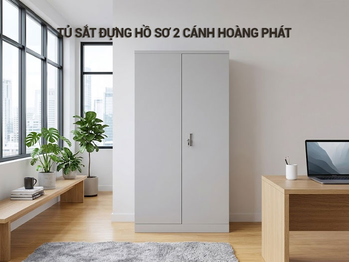 Tủ sắt đựng hồ sơ 2 cánh