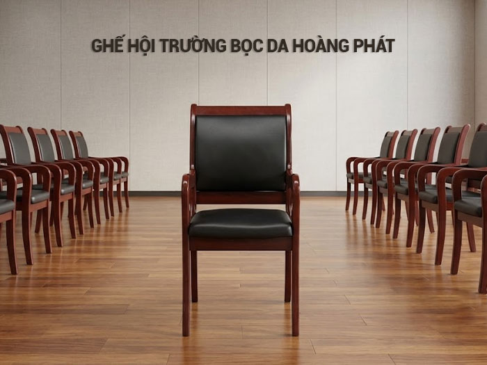Ghế hội trường bọc da