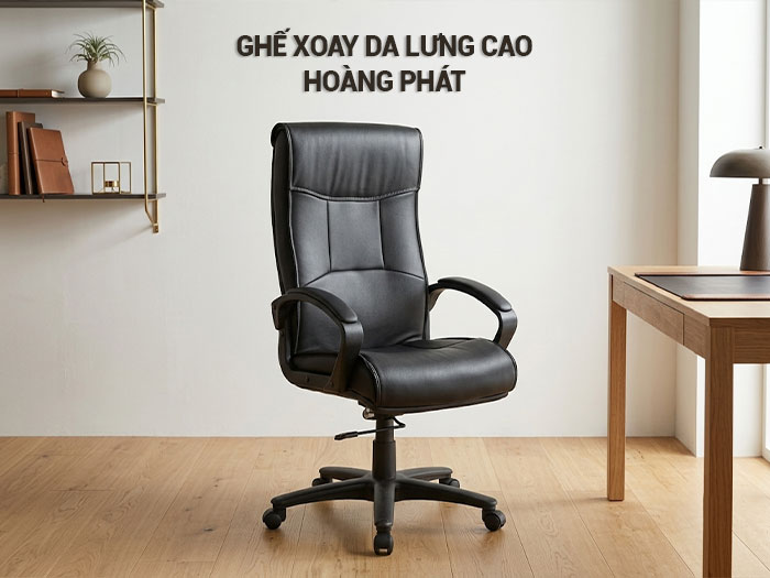 Ghế xoay da lưng cao Hoàng Phát