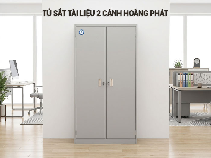 tủ sắt tài liệu 2 cánh Hoàng Phát