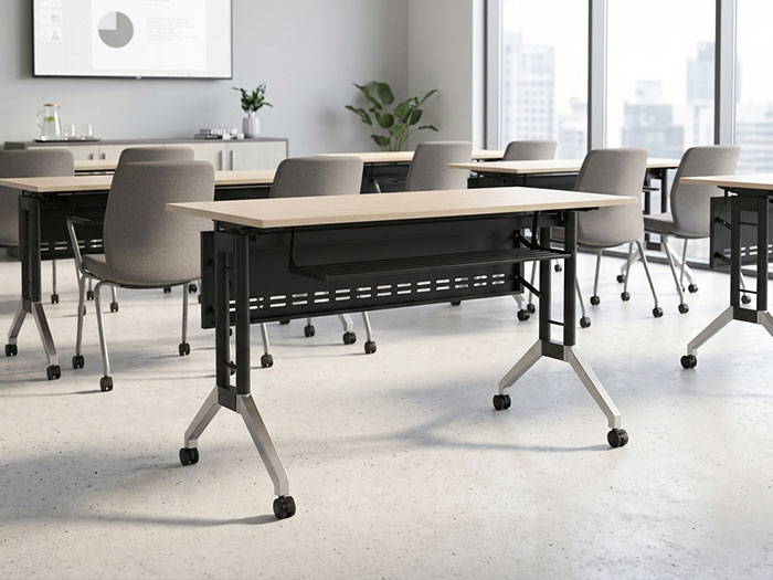 bàn hội trường chân sắt Hoàng Phát