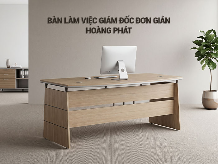 Bàn làm việc giám đốc đơn giản