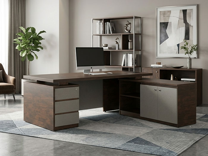 Bàn làm việc giám đốc đơn giản