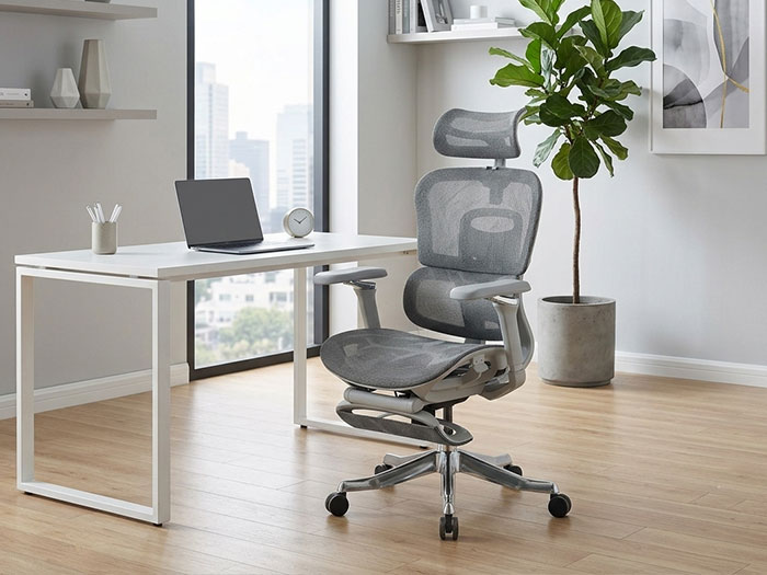 ghế công thái học có thể nằm
