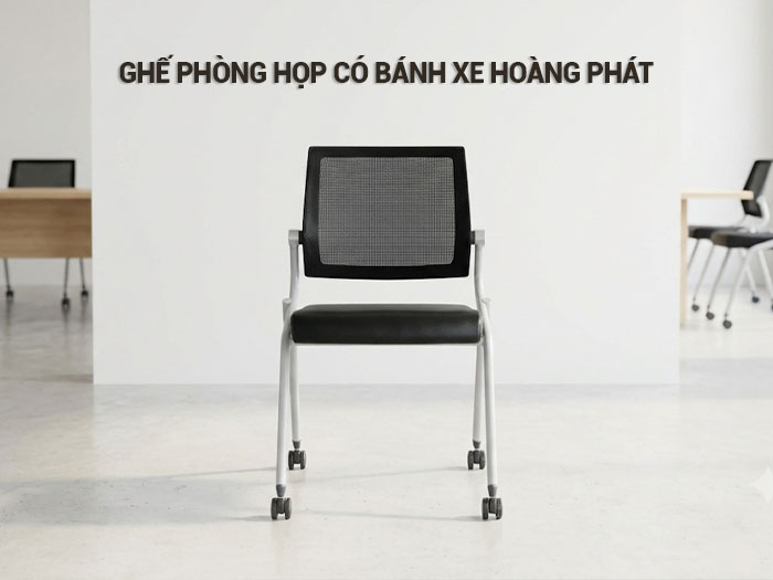 ghế phòng họp có bánh xe Hoàng Phát