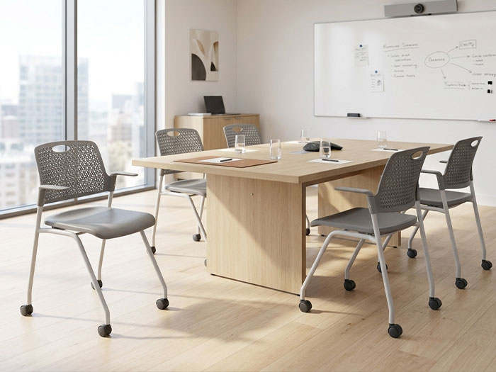 ghế phòng họp có bánh xe Hoàng Phát