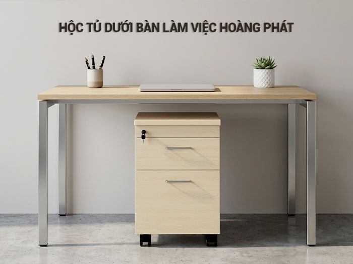 hộc tủ dưới bàn làm việc Hoàng Phát