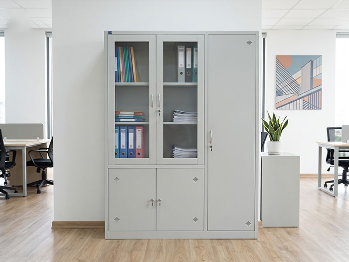 tủ sắt đựng tài liệu 3 buồng Hoàng Phát